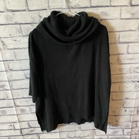 Evereve Sweaters Evereve Braeve Black Cowl Dolman Sweater Poshmark